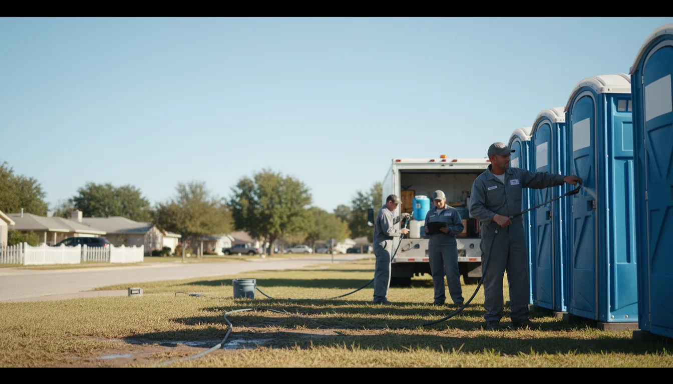 Long-Term Portable Toilet Rental in Marquez, TX near me